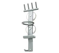 ABAC Porte-Outils Magnétique - 2 Aimants Puissants - Espace pour 4 Douilles. hocs 1/2" - Crochet pour ynamométrique