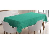 ABAKUHAUS Nappe à fleurs, motif floral abstrait continu, imprimé simpliste Nature Blossom, 140 x 200 cm, crème écume de mer foncée