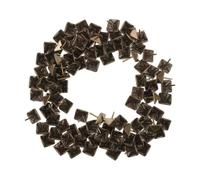 Abaodam 100 Pièces Punaise Décorative Carrée en Fer pour Mobilier, | Fixation Sûre et Pose Simple, Usage Mur et Tissu, Style Vintage pour Réparation Domestique