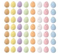 Abaodam 100 Œufs de Simulation en Écume Légers et Décoratifs pour Fête de Pâques, Ornements Adorables pour Décoration de Table et Activités DIY
