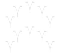 Abaodam 10pcs Clips de Fixation Tête D'aspirateur de Piscine en Plastique Beige, Faciles à Installer, Accessoires pour Pool Vacuum et Pool Pole, pour Sandales Femme