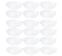 Abaodam 18 Pcs Poignée Rétro Semi-circulaire en Fer Blanc | Décoration Chic pour Usage Quotidien à Maison, Style Vintage, Format Demi-cercle, Finition Blanche