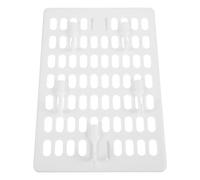 Abaodam 1ensemble Étagère Murale Perforée avec Crochets Support de Rangement Polyvalent pour Garage Cuisine Salle de Bain Panneau Organisation Murale Adaptable