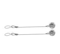 Abaodam 2 Pièces Capuchon de Protection pour Connecteur Femelle M8 Métal | Circulaire, Ip67, pour Prises Femelles et Systèmes de Contrôle Industriels, Machines