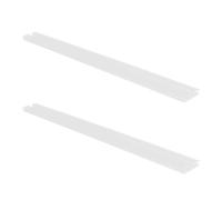 Abaodam 2 Pièces Charnière Transparente sans Vis ni Colle 36x3,6x0,9cm en Acrylique pour Panneaux en Verre et Portes, pour Projets DIY et Maison Finition sans Couture