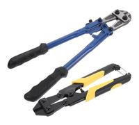 Abaodam 2 Pièces Coupe-boulon 8 et 14 Pouces en Acier, Coupe-fil Robuste | Poignées en Caoutchouc, Coupe Câble Électrique et Chaîne, pour Fer à Béton et Grillage