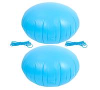 Abaodam 2 Pièces Coussin Gonflable en PVC Rond pour Piscine Hors Sol, Oreiller de Protection Ergonomique et Résistant pour Hivernage en Extérieur, Diamètre 110cm
