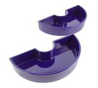 Abaodam 2 Pièces Jardinière Demi-Cercle pour Parasol de Patio Trou