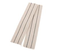 Abaodam 2 Pièces Mèches de Lampe à Pétrole Plates en Coton Blanc, 22cm | Feu A Petrole A Meche, Rechange pour Brûleurs et Bougies, Flamme Stable, Longueur Réglable, Faible Émission