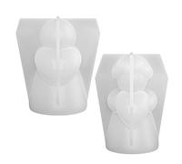 Abaodam 2 Pièces Moule en Silicone Ange Fille pour Résine Époxy, Blanc | Détail Précis, Démoulage Facile, Réutilisable, pour Décor de Mariage, Créations Saisonnières, Noël