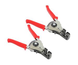 Abaodam 2 Pièces Pince à Dénuder Multifonction pour Électricien, Coupe | Acier au Carbone, Prise Ferme et Ébavurage, Usage Automobile ou Urgence Domestique