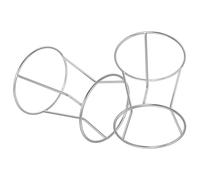 Abaodam 2 Pièces Support D'entonnoir en Acier Inoxydable pour Cuisson de Desserts Présentoir Multifonction Élégant et Support pour Préparation en Intérieur