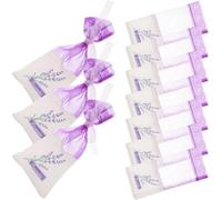 Abaodam 20 Pcs Petits Paquet en Coton et Tulle Pourpre, Légers et Résistants, Sachets Parfumés Lavande pour Décoration Maison et Voiture, Présents Délicats Plusieurs styles