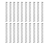 Abaodam 20 Pièces Ressort de Pince à Bec Fin Miniature 1,77x0,20x0,20 Po | Bouts Chanfreinés, Diamètre Fil Optimisé, Élasticité Stable, pour Réparations Électroniques et Circuits