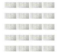 Abaodam 20 Pièces Tissu de Germination Jetable Blanc, Absorbant l'eau | Toile de Plantation en Tissu, Supporte la Culture sans Sol, pour Bocaux à Graines et Usage Agricole