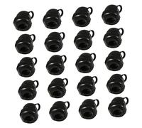 Abaodam 20pièces Passe-Fil Ronde Nylon pour Câbles Protection Anti-Traction Et Résistance Aux Torsions Support pour Fils Électriques Et Cordon Alimentation