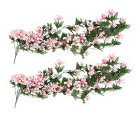 Abaodam 2pièces Décoration Murale Avec Artificiel Réalistes Fleurs Suspendues Pour Intérieur Décoration De Sans Entretien
