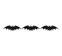 Abaodam 3 Pièces Crochet Porte-manteau Mural Chauve-souris Noir en Bois et Alliage de Zinc, Design Solide et Pratique, pour Halloween, Vêtements et Chapeaux