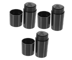 Abaodam 3 Pièces Tampon Multifonction pour Balle de Golf en Plastique Noir, Photosensible, Lumineux et Résistant, pour L'entraînement à Domicile Classe