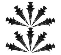 Abaodam 30 Pièces Couvercle de Drainage Réutilisable en PP Noir pour Pots à Succulentes, Conception de Cône Tour, Facile à Retirer, pour Usage Intérieur et Extérieur