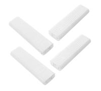 Abaodam 4 Pièces Poignée Blanche en Plastique pour Stores à Enrouleur, Petite Forme Carrée, Installation sans Perçage, Performance Stable pour Usage Domestique