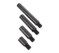 Abaodam 4 Pièces Rallonge Filetée pour Meuleuse D’angle 5/8-11 en Acier | Compatible Meuleuses Américaines, Trajectoire Stable au Ponçage, Noir, Usage Multi-fonction, Réduit la Fatigue