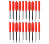 Abaodam 50 Pcs Lames de Découpe en Acier Tungstène pour Vinyle 45°, Couteaux de Coupe pour Film Réfléchissant et Ruban Adhésif Auto-Collant