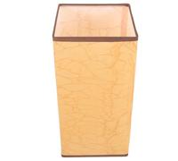Abaodam Abat-jour Robuste et Résistant à L'usure en Cuir et Papier pour Plafonnier Carré Style Vintage Élégant pour Luminaire de Chambre