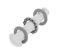 Abaodam Accessoire Crochet pour Balançoire Extérieure en Métal Blanc, Installation Facile, Support de Charge Lourd, pour Patio et Tous Âges