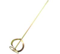 Abaodam Accessoire de Mélangeur pour Perceuse, Tige Béton S en Acier | Mélange Peinture, Boue et Composés Épais, Usage en Seau pour Décoration Intérieure, Couleur Or