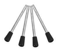 Abaodam Accessoires pour perceuses à colonne 4pcs M8 filetage mâle poignée de commande métallique pour machine à bois, tâches d’usinage, installation facile