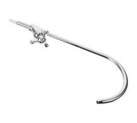 Abaodam Acier Inoxydable Robinet Raccord Rapide, Purificateur D'eau 1/4 | Grand Coude, Eau Potable Directe, Compatible Purificateurs, Finition Argenté, Usage la Cuisine