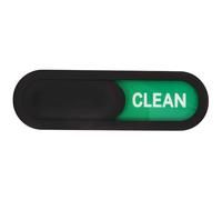 Abaodam Aimant Panneau Magnétique Noir Élégant en ABS et Acrylique Propre et Sale Lave-vaisselle Indicateur Glissant Pratique Cuisine pour Nettoyage