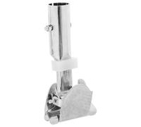 Abaodam Argenté Pince Largeur de Pince 1,2mm en Acier Inoxydable, Diamètre de Tube 25mm, Tête Rotative 360°, pour Manche de Balai, pour Nettoyage des Sols