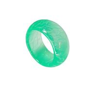 Abaodam Bague Lumineuse en Résine Motif Floral pour Garçon et Filles, Anneau Confortable et Décoratif pour Fêtes d'anniversaire et Soirées