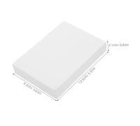 Abaodam Bloc-Notes A4 Blanc 250 Feuilles Papier Lisse Détachable pour Usage Scolaire et Bureau Organisation Facile