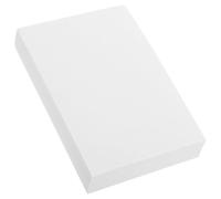 Abaodam Bloc-notes de Poche A6 Blanc, 250 Feuilles, Papier Portable | Écriture Créative, Idées de Liste, Finition Soignée, Grosse , pour Famille et Amis