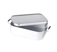 Abaodam Boîte à Lunch Facile à Transporter Laver en Alliage D'aluminium Légère avec Double Boucle Oreilles pour Pique-niques en Extérieur