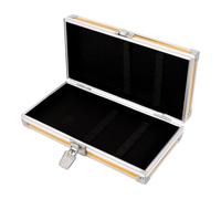 Abaodam Boîte à Outils en Alliage D'aluminium, Portable, Rentrée Scolaire | Rangement Multifonction, Organisation Pratique, Format Voyage, Couleur Or, pour Kit et Accessoires Divers
