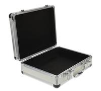 Abaodam Boîte à Outils Pratique Valise de Rangement à Main Légère Design Portable et Finition Polie en Alliage D'aluminium Argenté pour Usage Domestique