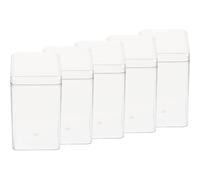 Abaodam Boîte de Présentation en Plastique Transparente pour Figurines et Modèles, Lot de 5 Pièces, Protection et Rangement pour Collection de Maquettes
