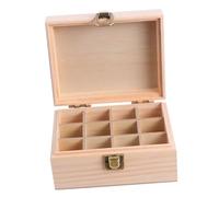 Abaodam Boîte de Rangement pour Huiles Essentielles en Plastique 12 Compartiments, Grosse Capacité, Légère Voyage ou L'affichage des Bouteilles D'huile