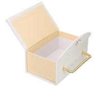 Abaodam Boîte Présent en Papier Blanche avec Poignée et Fermeture Magnétique, Coffret Présent pour Anniversaire et Saint-valentin, Boîte D'emballage pour Offrir, Style Couleur