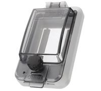 Abaodam Boîtier de Distribution Électrique Étanche Ip67 Couvercle Transparent, Conception à 2 Voies et Charnière Pivotante à 180 Degrés, Facile à Installer et Protection Renforcée