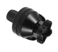 Abaodam Cadre Simple Renforcée Réglable en Installation Stabilité de Balançoire Plastique Noir Auvent Moderne Extérieur pour Jardin