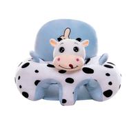 Abaodam Canapé Enfant Vache en Peluche, Coussin D’Allaitement, Soutien 360° | Coton Duvet, Base Antidérapante, Deux Ouvertures pour Jambes, pour Moment de Détente et Lit