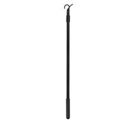 Abaodam Canne Télescopique en Alliage D'aluminium Noir de 60 Cm, Tringle à Rideaux Rétractable Facile à Utiliser, pour Tout Type de Fenêtres