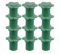 Abaodam Capuchons de Protection en Plastique Vert pour Bâtons en Bambou, 40 Pièces, Compatibles Généralement Résistance aux UV, pour Aménagement Paysager Extérieur