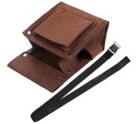 Abaodam Ceinture à Outils en Fibre Poche de Rangement pour Travaux de Menuiserie et Chantiers de Construction, Sacoche Pratique et Résistante Ceinture Intégrée