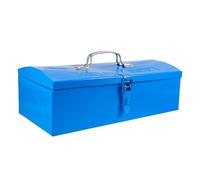 Abaodam Coffret à Outils Boîte à Outils Métal Bleu en Fer Portable Forte Capacité de Charge Présent Fête des Pères pour Garage